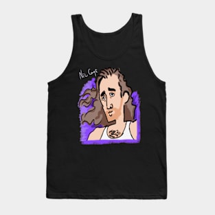 nicolas cage cartoon Tank Top